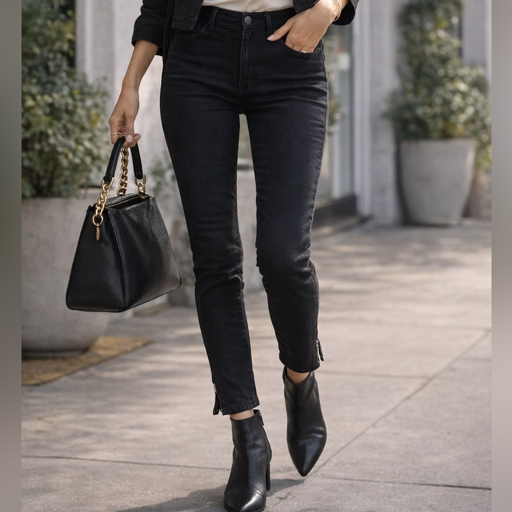Frame Denim Women's Black Skinny Jeans